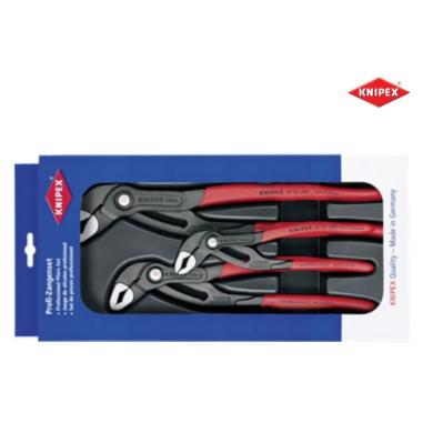 Kliešte sada 3ks chrómovaná hlava Knipex 00 20 09 V02