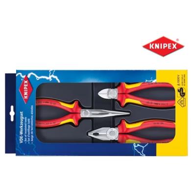 Kliešte sada 3ks VDE KNIPEX 00 20 12