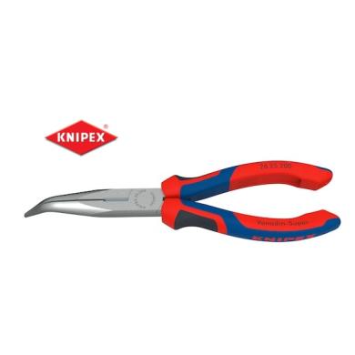 Kliešte 200 mm ohnuté úzka čeľusť KNIPEX 26 25 200