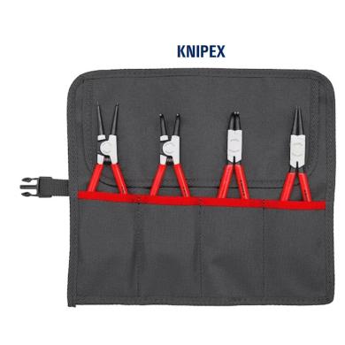 Kliešte na poistné krúžky sada 4 ks  KNIPEX 00 19 56