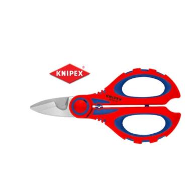 Nožnice na elektroniku 155 mm  s dvojdielnou rukoväťou Knipex 95 05 155 SB