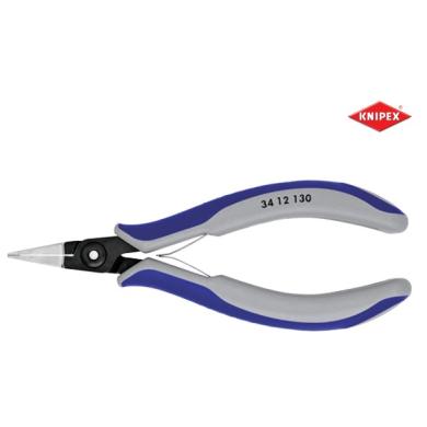 Kliešte 135 mm štikacie bočné ploché na elektroniku Knipex 34 12 130