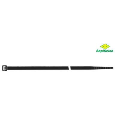 Pásky 100 x 2,5 mm sťahovacie čierne 100ks SAPI-SELCO