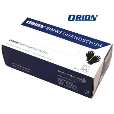 Rukavice nitrilové jednorazové 10 čierné 100ks ORION