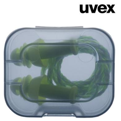 Chrániče sluchu 27dB EN352-2 v plastovej krabici Whisper+ SNR 27 UVEX