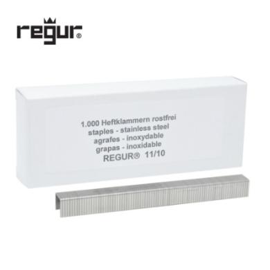 Spony do sponkovača REGUR V2A typ 11 rameno 10 mm nerez (balenie 1000ks)