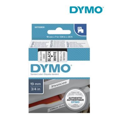 Páska 19 mm x 7 m D1 biela štítkovacia polyester (PES) DYMO