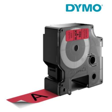 Páska 24 mm x 7 m D1 červená štítkovacia polyester (PES) DYMO