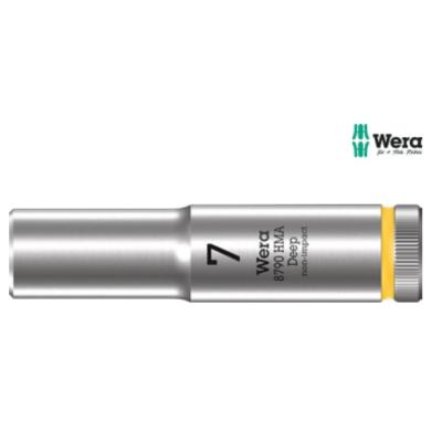 Hlavica 1/4" 7 mm DIN 3124 6-hran dlhá nástrčná WERA