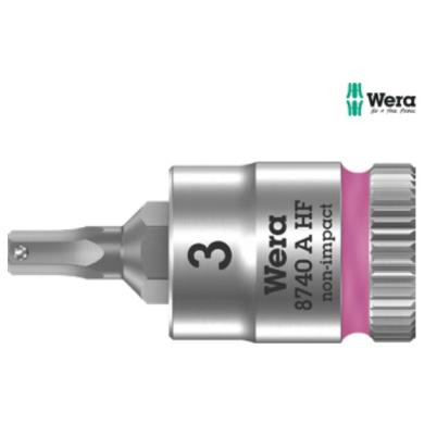 Hlavica 1/4" 3 mm 6-hran GOLA WERA