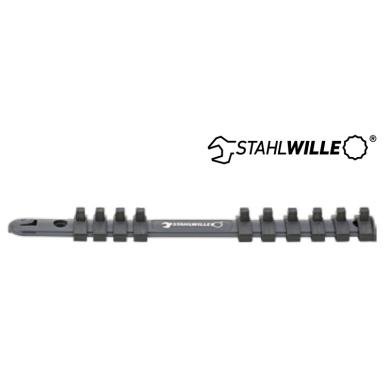 Držiak L255 mm na nástrčné kľúče 1/4" (10ks) plastový STAHLWILLE