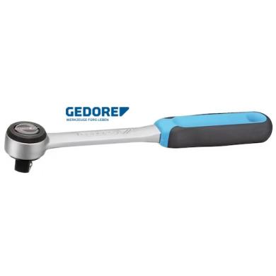 Prepínacia račna 3/8" 200 mm 72z DIN 3122 GEDORE