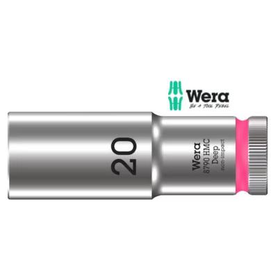 Hlavica 1/2"20 mm DIN 3124 6-hran dlhá GOLA WERA