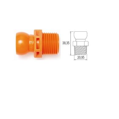 Hrdlo 1/2" so závitom NPT 1/2" Loc-Line