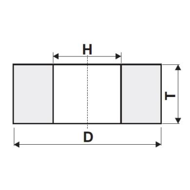 Brúsny segment 125x63x63 98A 24 I 10 V Carborundum 63861 1230.00