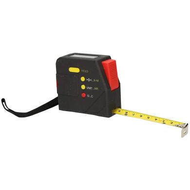 Meracie pásmo 5 m šírka 19 mm oceľové elektricke digitálne