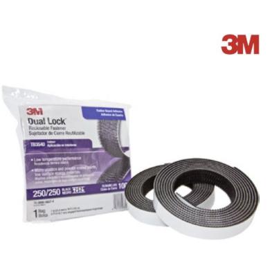 Páska 3000x25,4x5,7 mm čierna na suchý zips 3M TB 3540 Dual Lock