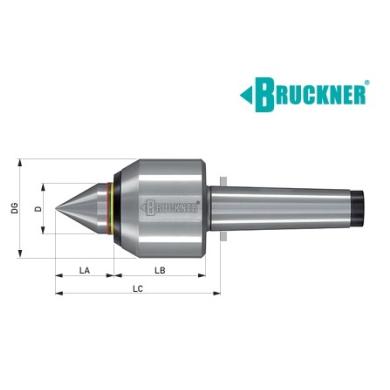 Hrot 60° otočný MK6 D70 Typ LRS Bruckner (hádzanie do 5µm)