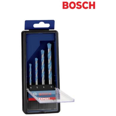 Vrták D4-8 sada 4ks s valcovou stopkou Expert CYL-9 MultiConstruction BOSCH