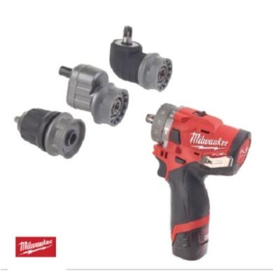 Skrutkovač AKU rázový M12FPDXKIT-202X MILWAUKEE