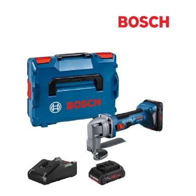 AKU nožnice na plech GSC 18V-16E, 2x 18V 4,0Ah batéria, 1x nabíjačka BOSCH