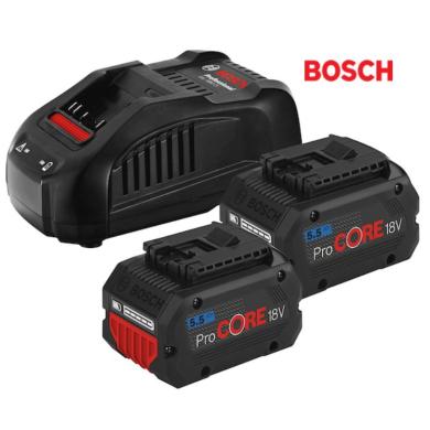 AKU nabíjačka sada 18 V/5,5 Ah / 2x 5 Ah Li-ion ProCORE BOSCH