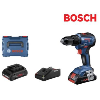 AKU vŕtací skrutkovač GSR 18V-55, 2x 18V/4Ah batéria, 1x nabíjačka BOSCH