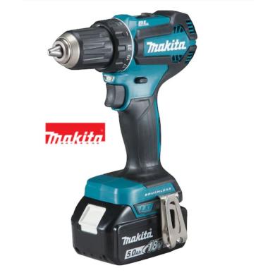 AKU vŕtací skrutkovač DDF485RTJ 18V / 5,0 Ah MAKITA