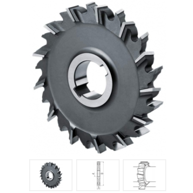 Fréza D80 12x27 22z HSSCo5 ČSN 22 2165 DIN 856