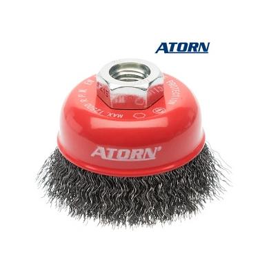Kartáč D60 M14 hrncový drôtený ATORN