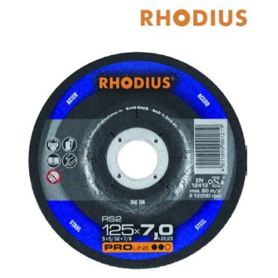 Brúsny kotúč 125x7x22,23 mm pre kovy RHODIUS