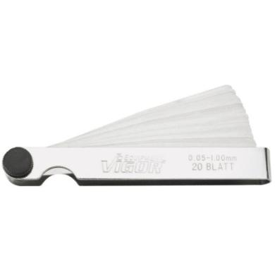 Škáromierka 0,05-1,00 mm 20 listov Vigor