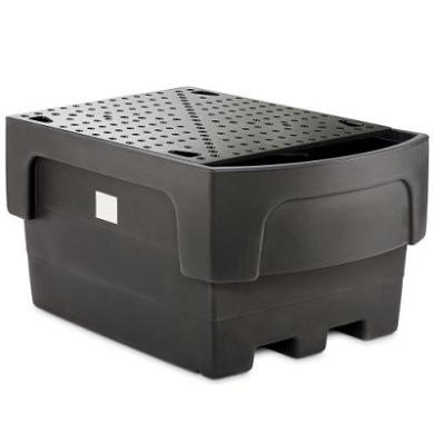 Vaňa záchytná 1620x1170x880 mm 1100 l plastová s plastovým roštom