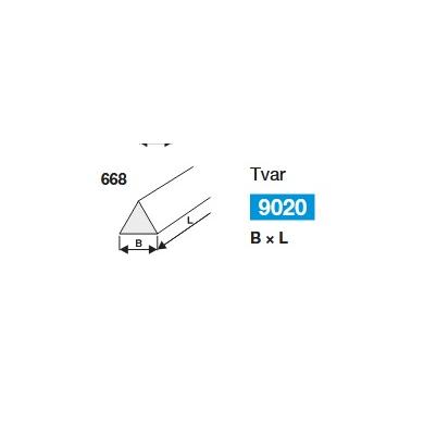 Brúsny pilník T9020 6x100 49C 220 N 7 V okrúhly Tyrolit 67136 1029.00