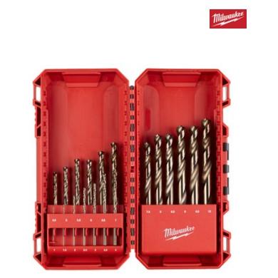 Vrták D1-10 sada 19ks HSS-G s valcovou stopkou MILWAUKEE 4932493867
