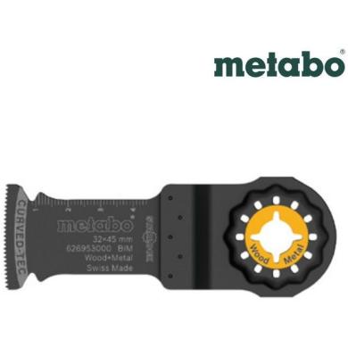 Pílový list 32-45 mm na kov a drevo 5ks jednostranný BiM METABO