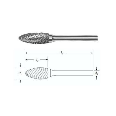 Fréza technická plamienková D3 SH-41ML2 SEK6 SGS