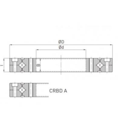 CRBD-05515A-WW-C8-P5 HIWIN axiálne valčekové ložisko