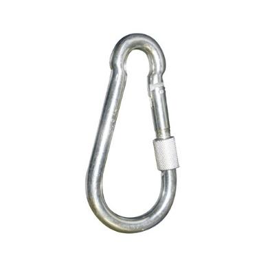 Karabína 60x6 mm so skrutkovou poistkou pozinkovaná