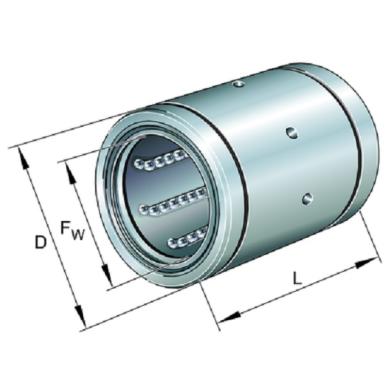 KB 16 PP INA (KB1636PP/LME16UU) lineárne ložisko