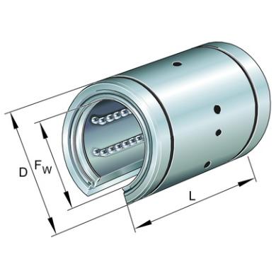 LBAT 16-2LS SKF Lineárne ložisko