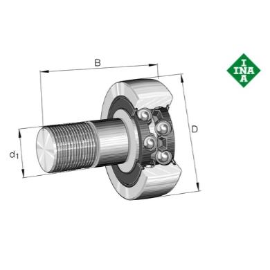 KR 5203-2RS INA ložisková kladka