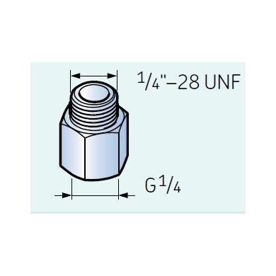 LAPN 1/4UNF SKF závitová redukcia