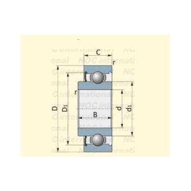 BB1B 417145 SKF jednoradové guľkové ložisko