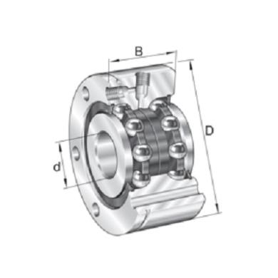 ZKLF 1255-2RS (BSF1255 DDUHP2B) NSK axialne guľkové ložisko