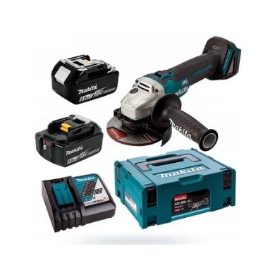 Brúska uhlová AKU 125 18V 5Ah 2xLi-lon batéria DGA504RTJ MAKITA