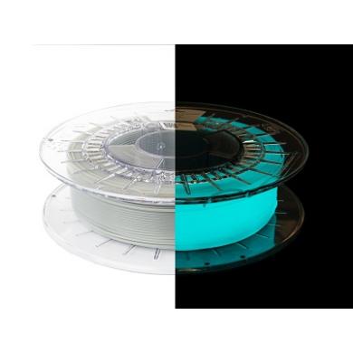 Filament Struna PET-G D1,75 / 0,5kg Blue (Glow in the Dark)