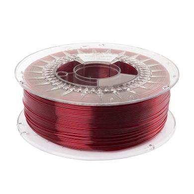 Filament Struna PET-G D1,75 / 1kg Transparent Red (Premium)