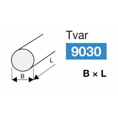 Brúsny pilník T9030 6x100 C MITTEL okrúhly Tyrolit