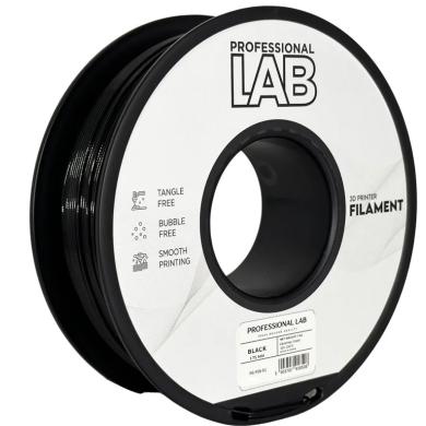 Filament Struna PET-G D1,75 / 1kg BLACK Professional Lab